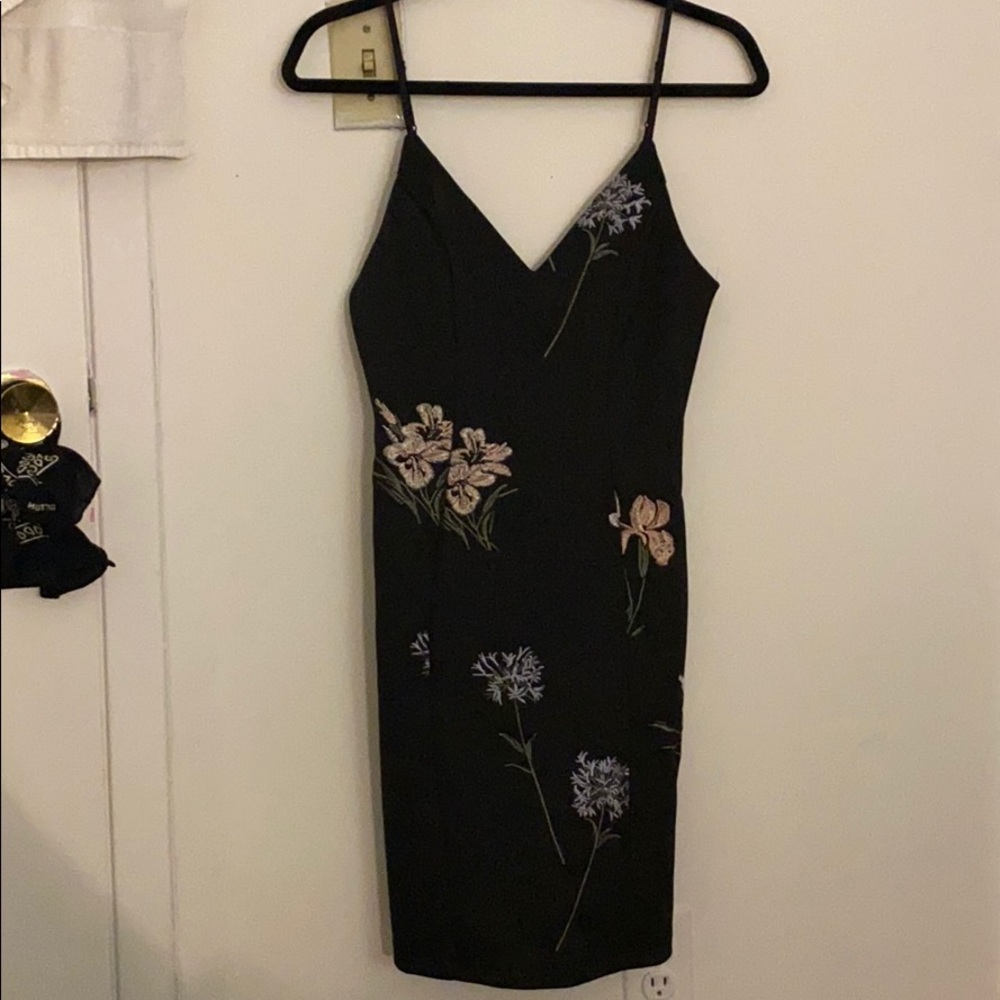 Cute black floral dress